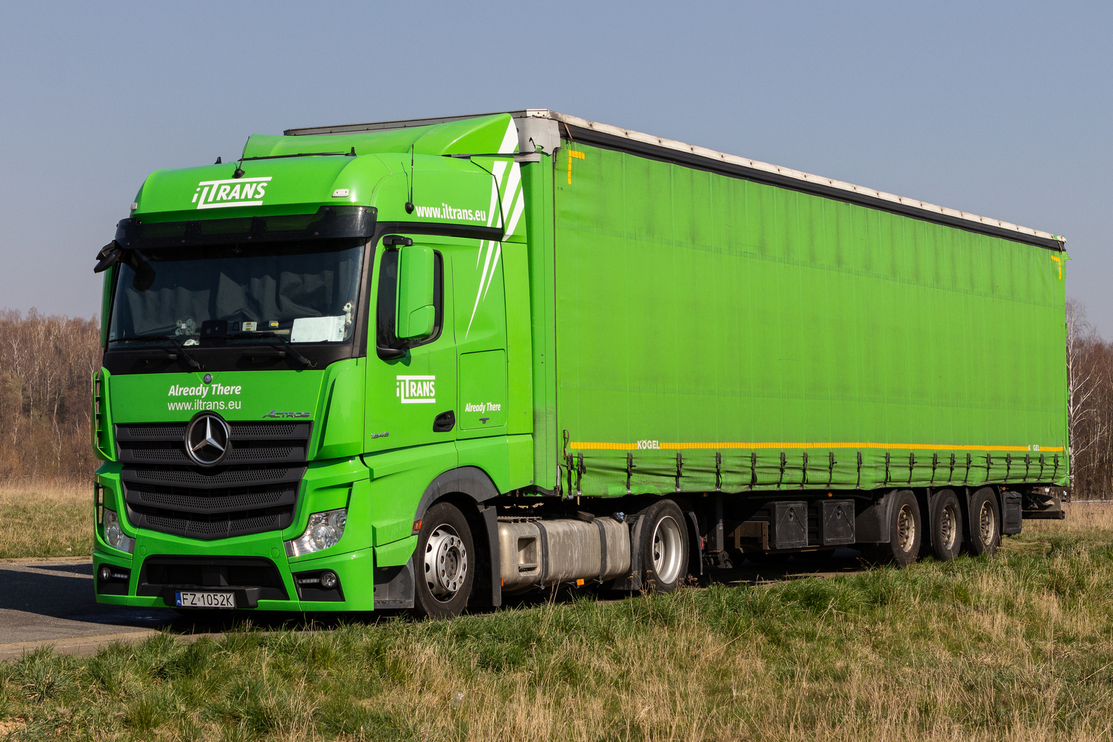 Actros in Froschgrün