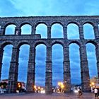 Acueducto de Segovia en La hora azul