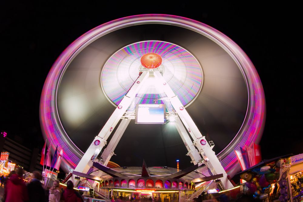 Riesenrad auf dem Hamburger-Dom von Marcus Lippold 