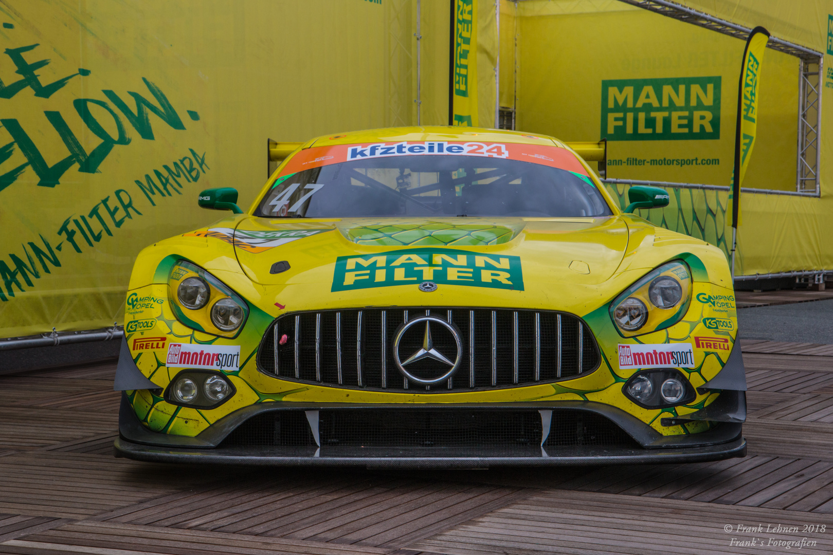 ADAC GT Masters Finale in Hockenheim - Mercedes AMG GT3, Team HTP #47, Aussteller