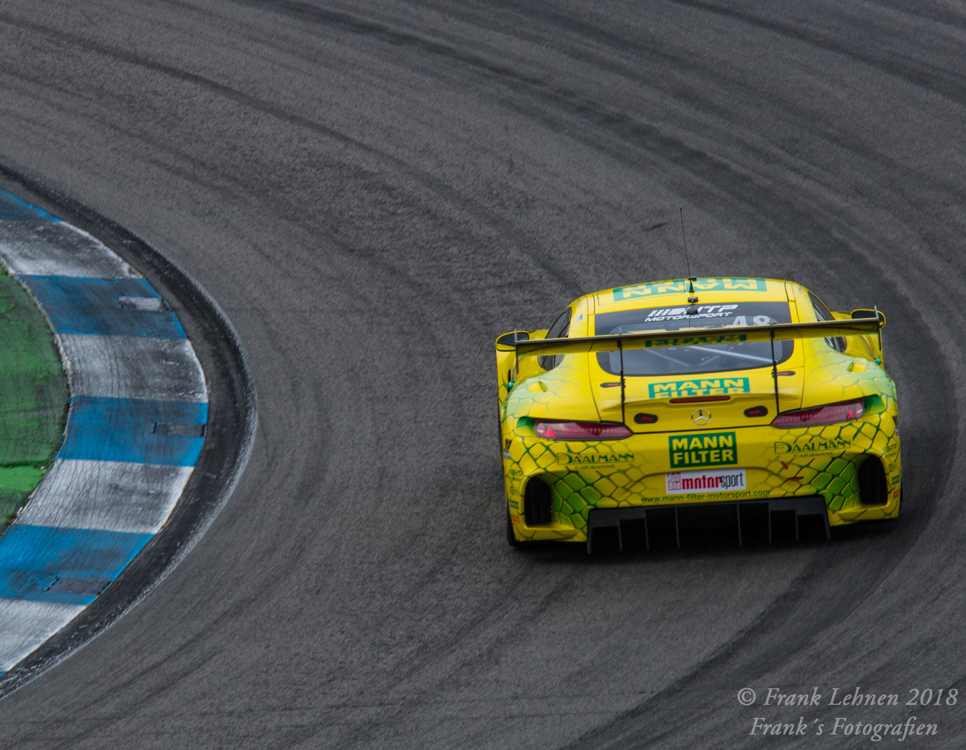 ADAC GT Masters - Mercedes AMG GT3 Team HTP, Heckansicht