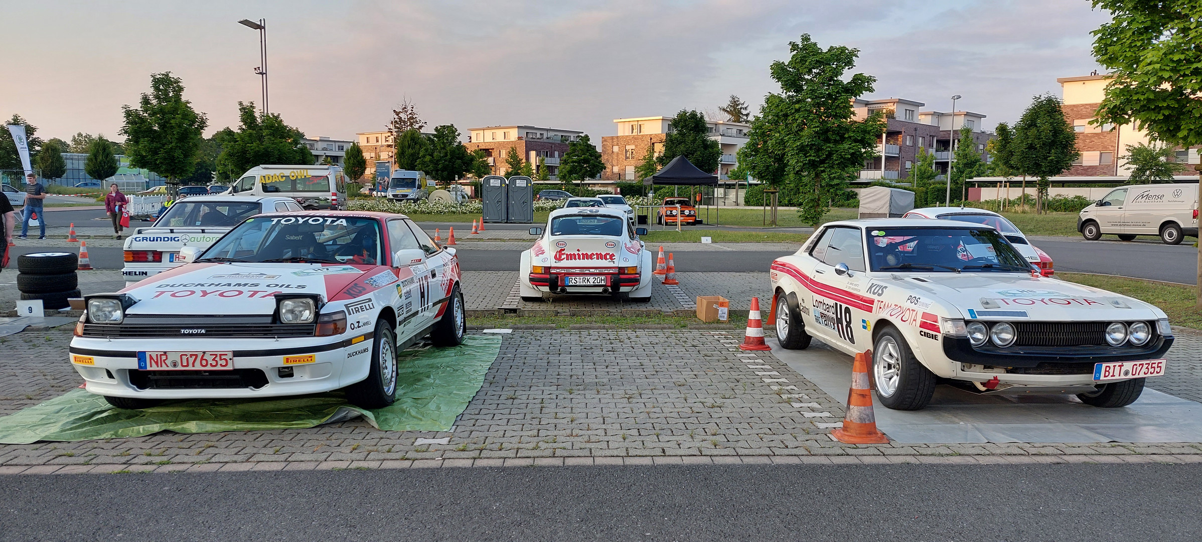 Adac.Ostwestfalen  rally  toyota Cellica H7 und H8