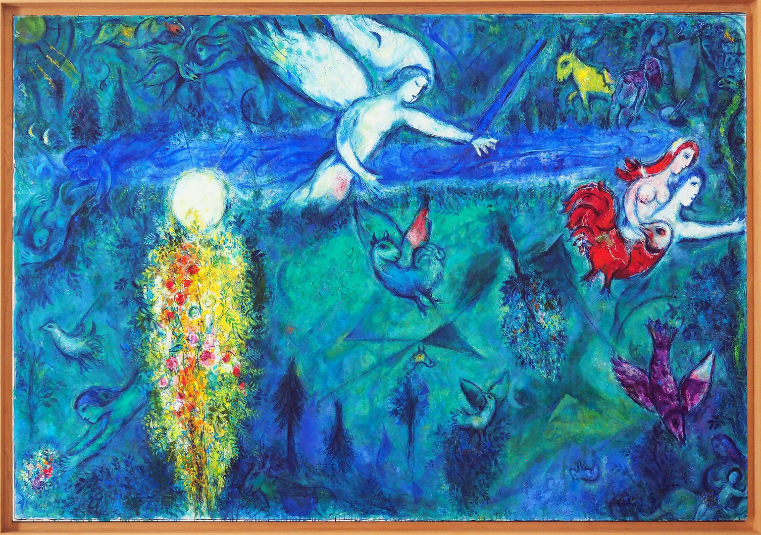 Adam et Eve chassés du Paradis  -  Marc Chagall 1961