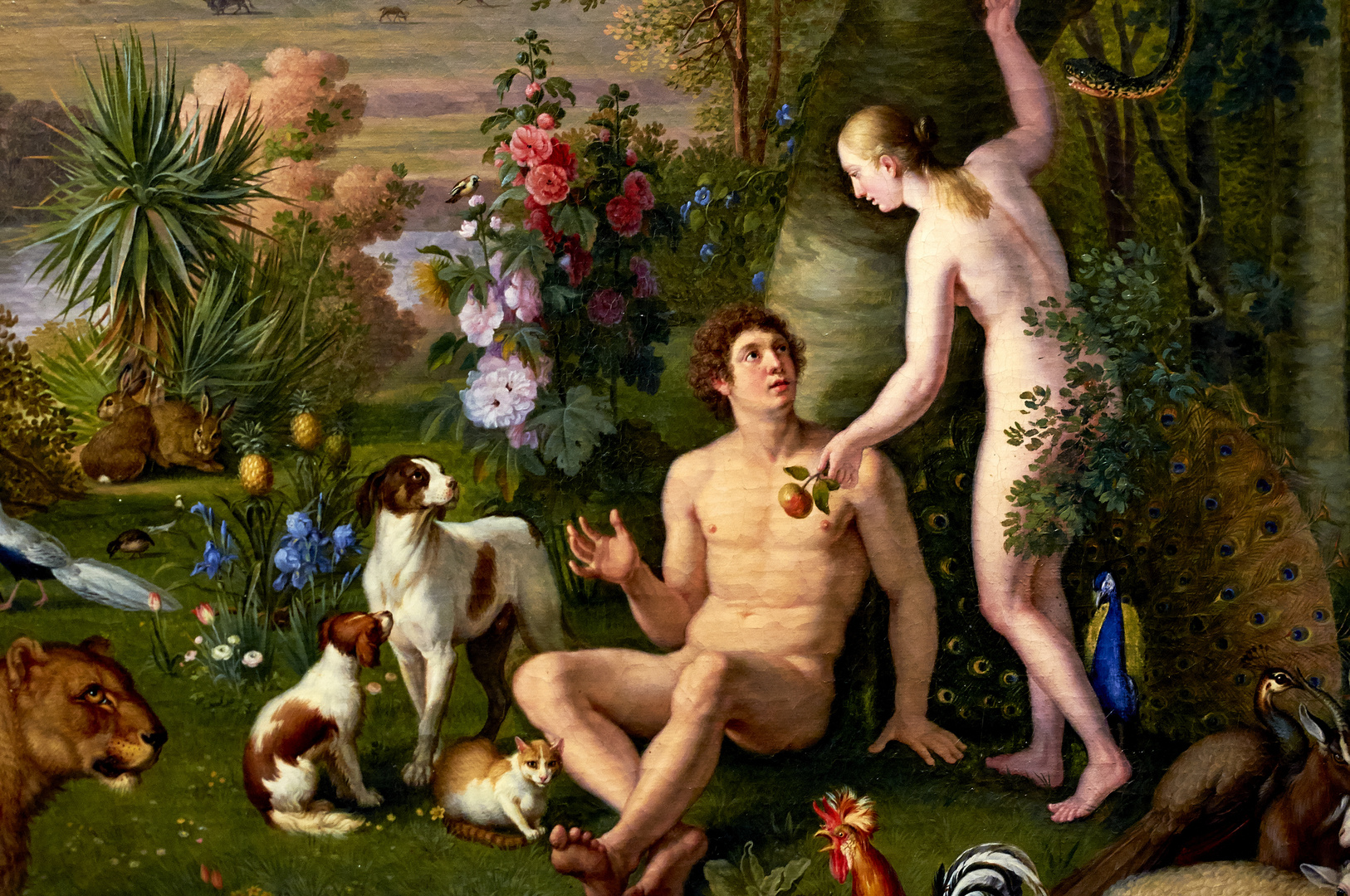 Adam Und Eva Im Irdischen Paradies Foto Bild Kunstfotografie Kultur Gemalde Skulpturen Gemalde Und Zeichnungen Bilder Auf Fotocommunity
