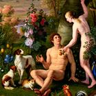 Adam und Eva im irdischen Paradies
