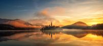 Magischer Morgen in Bled von peter müller foto hater