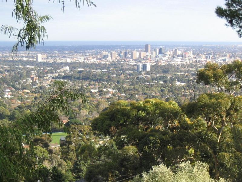 Adelaide, South Australia in midwinter