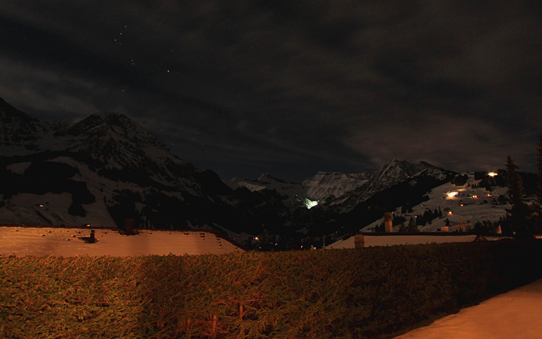 Adelboden in der Nacht