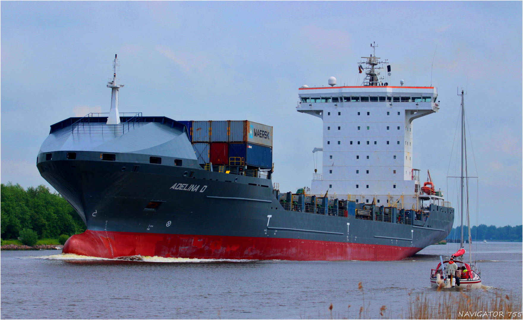 ADELINA D / Container ship / NOK /Germany