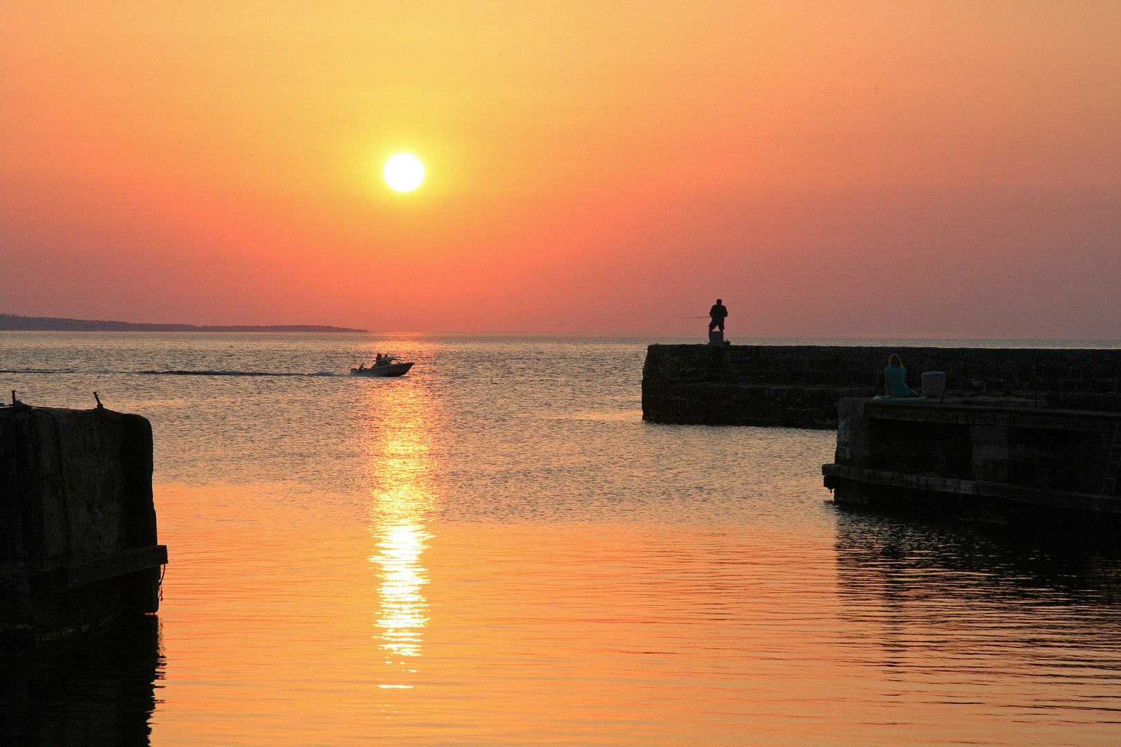 Adendstimmung am Nørresand Havn