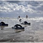 "Adiletten" am Strand