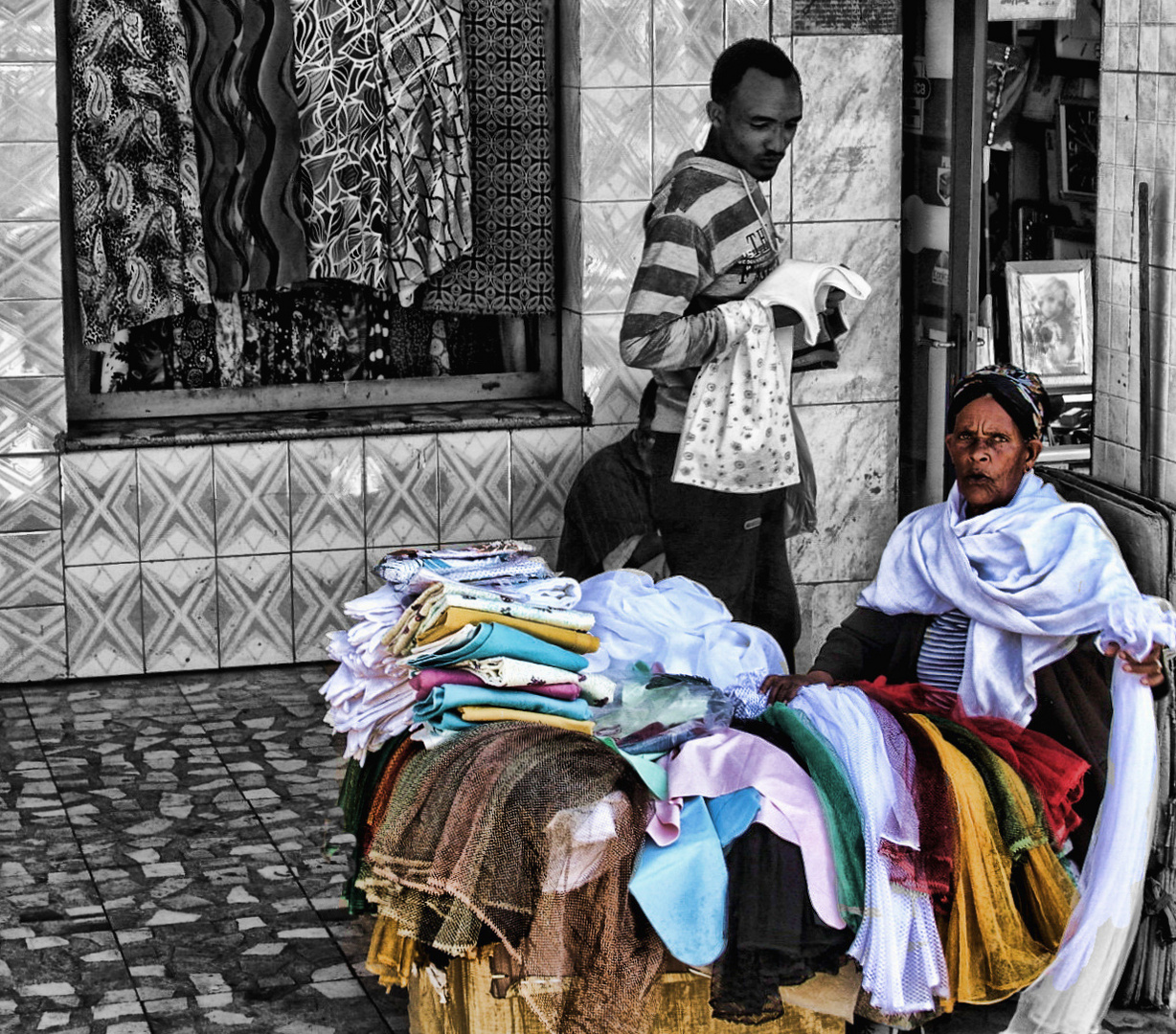 Adis Abeba, der Markt