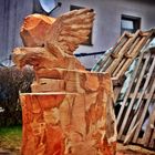 Adler aus Holz