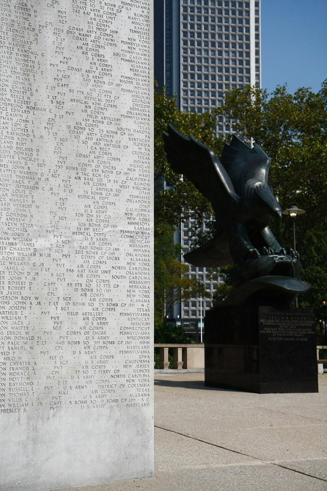 Adler im Battery Park