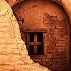 adobe wall and window