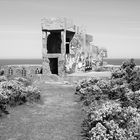 Adolfs Atlantik Wall. Bei Cherbourg. Batterie Seeadler Feuerleitstelle.