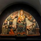 Adoración de los Reyes Magos en madera policromada