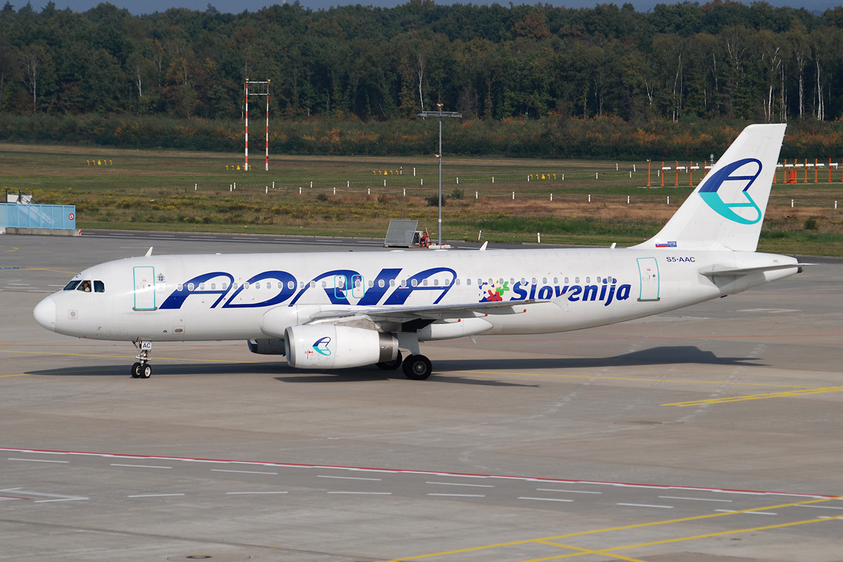 Adria Airways A320 in Köln