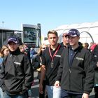 Adrian Sutil, Christian Vietoris und Nico Hülkenberg