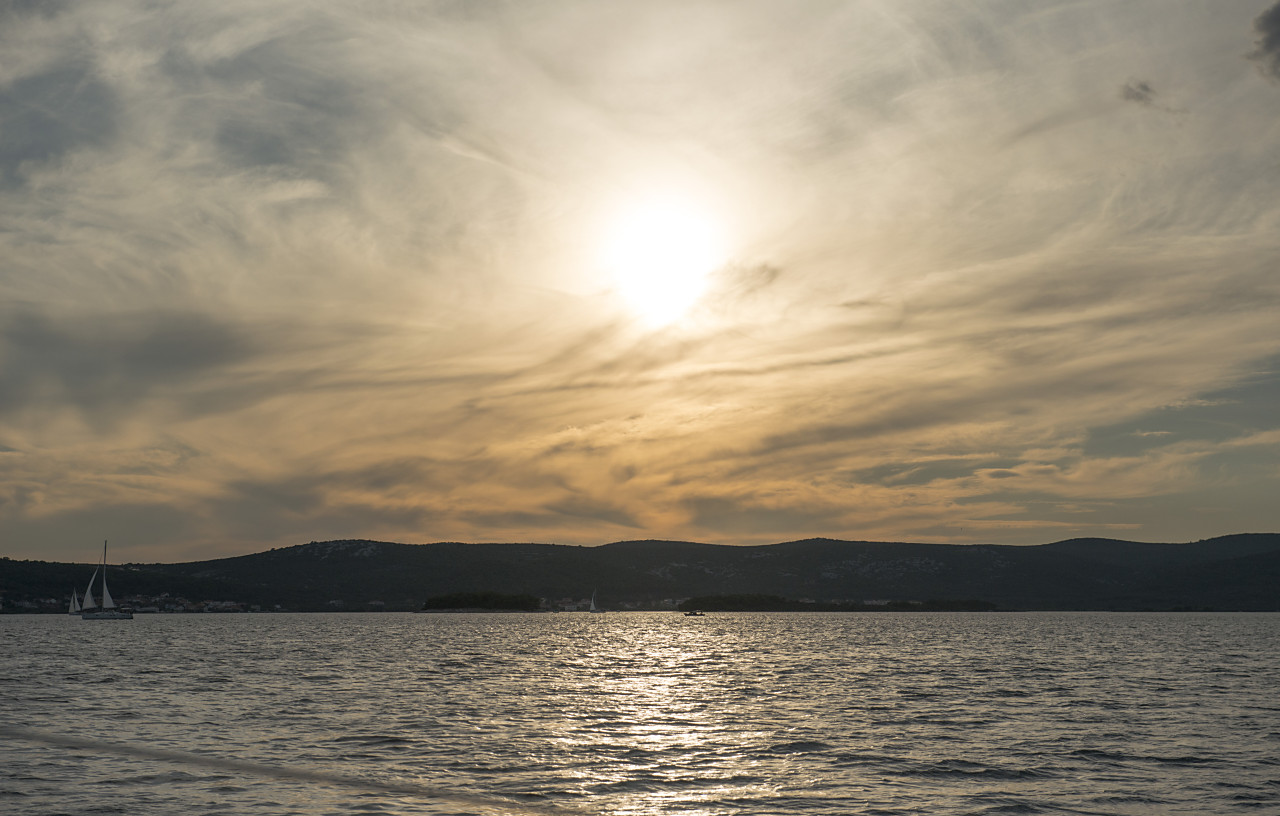 Adriatic abend im September