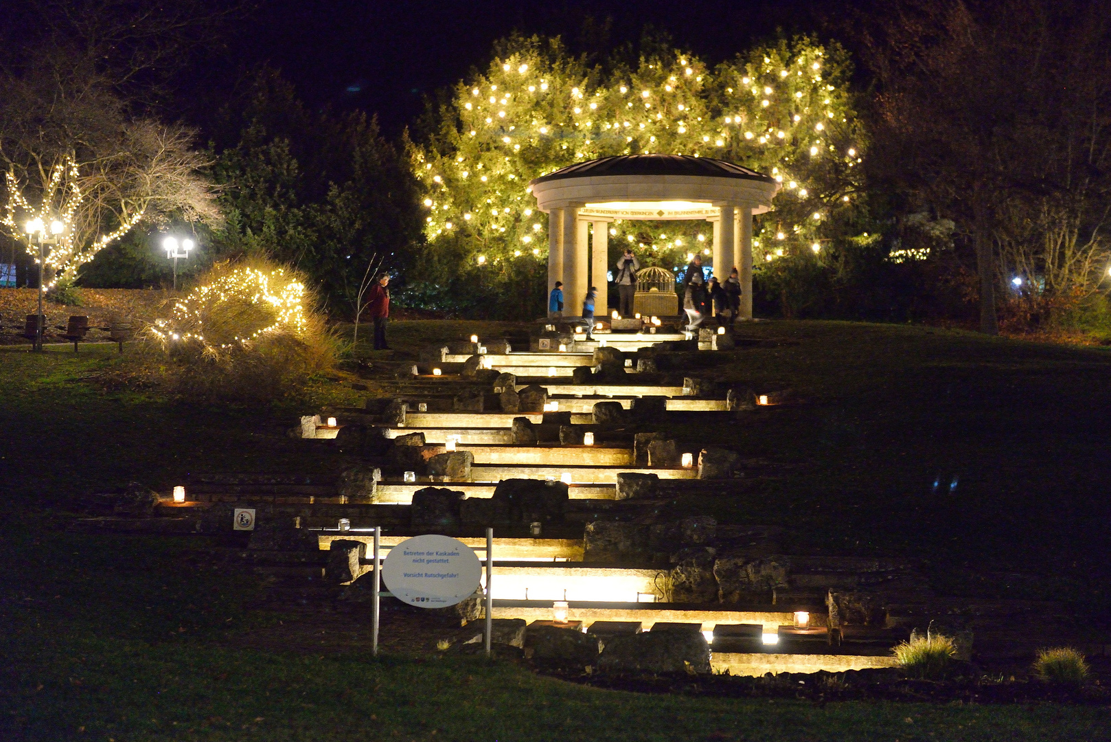 Advent 2018 im Kurpark in Bad Überkingen