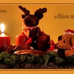 Advent Advent ein Licht brennt