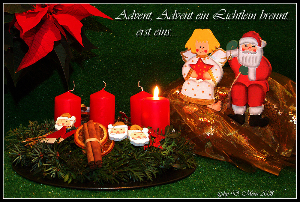 Advent, Advent ein Lichtlein brennt #1 Foto & Bild  gratulation und 