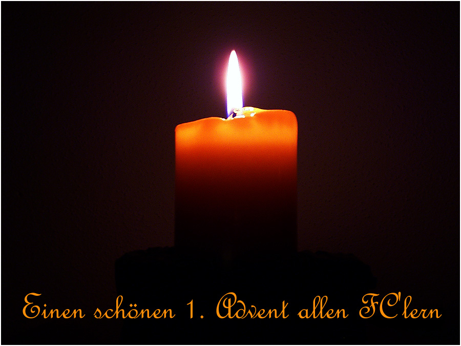 Advent, Advent, ein Lichtlein brennt