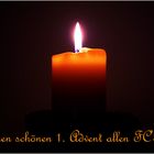 Advent, Advent, ein Lichtlein brennt