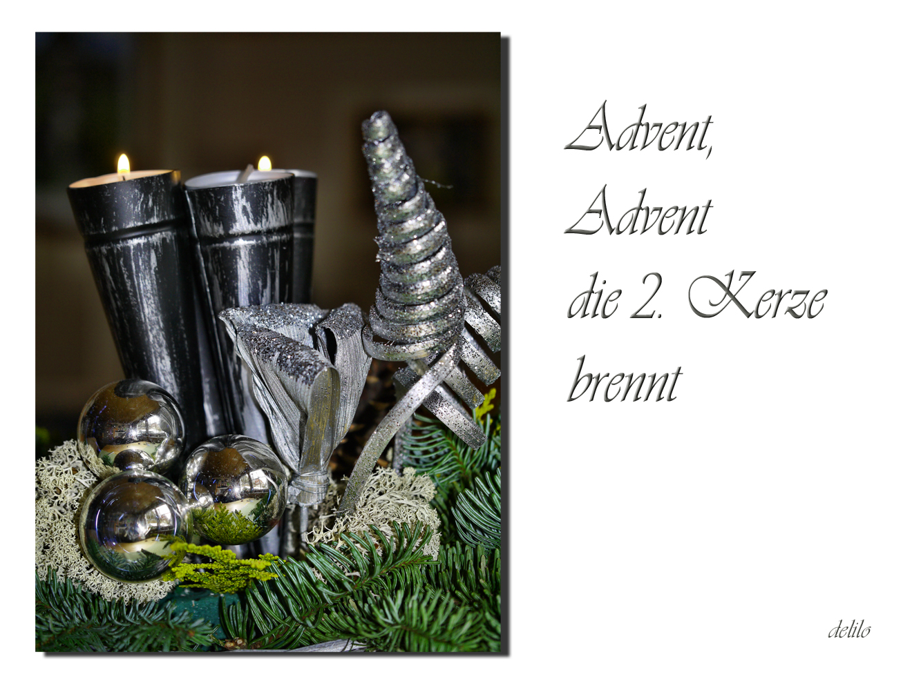 Advent, Advent...die 2. Kerze brennt