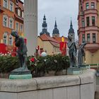 Advent am Knappenbrunnen in der Lutherstadt Eisleben