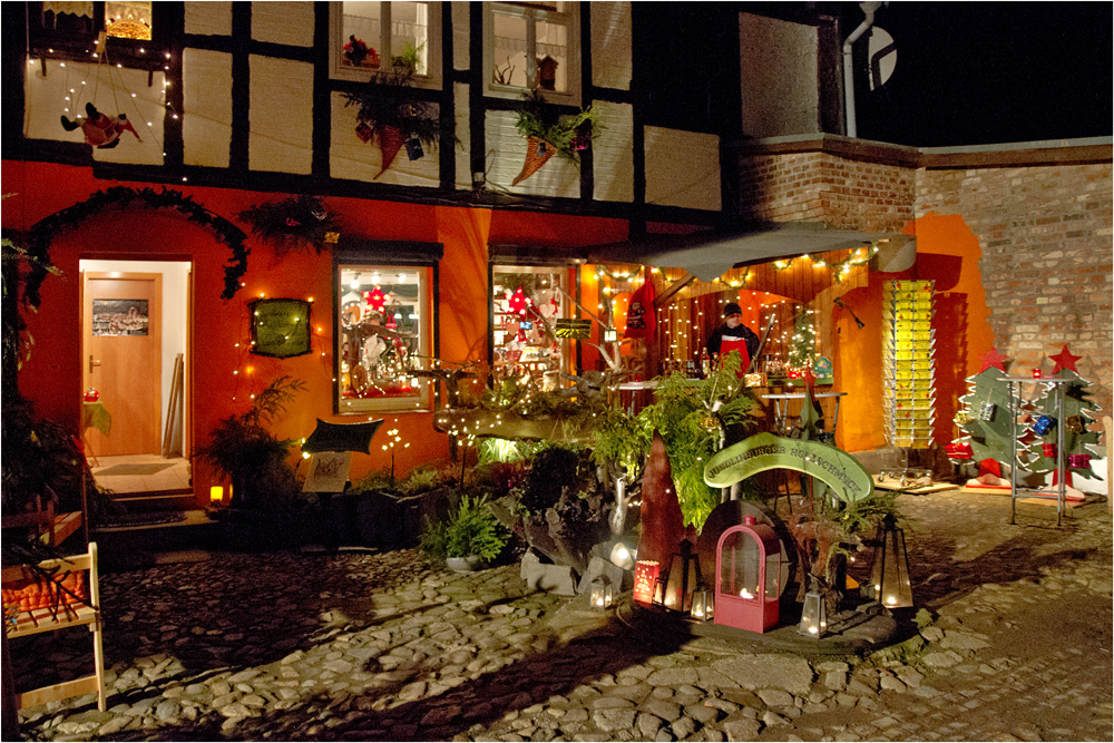 Advent in den Höfen in Quedlinburg