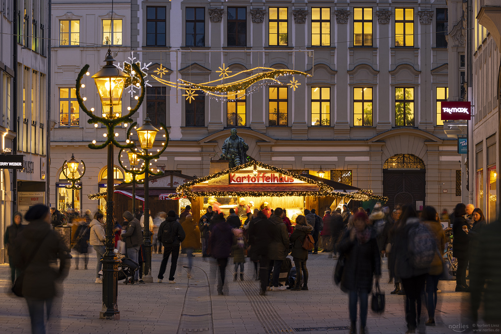 Advent in der Philippine-Welser-Straße