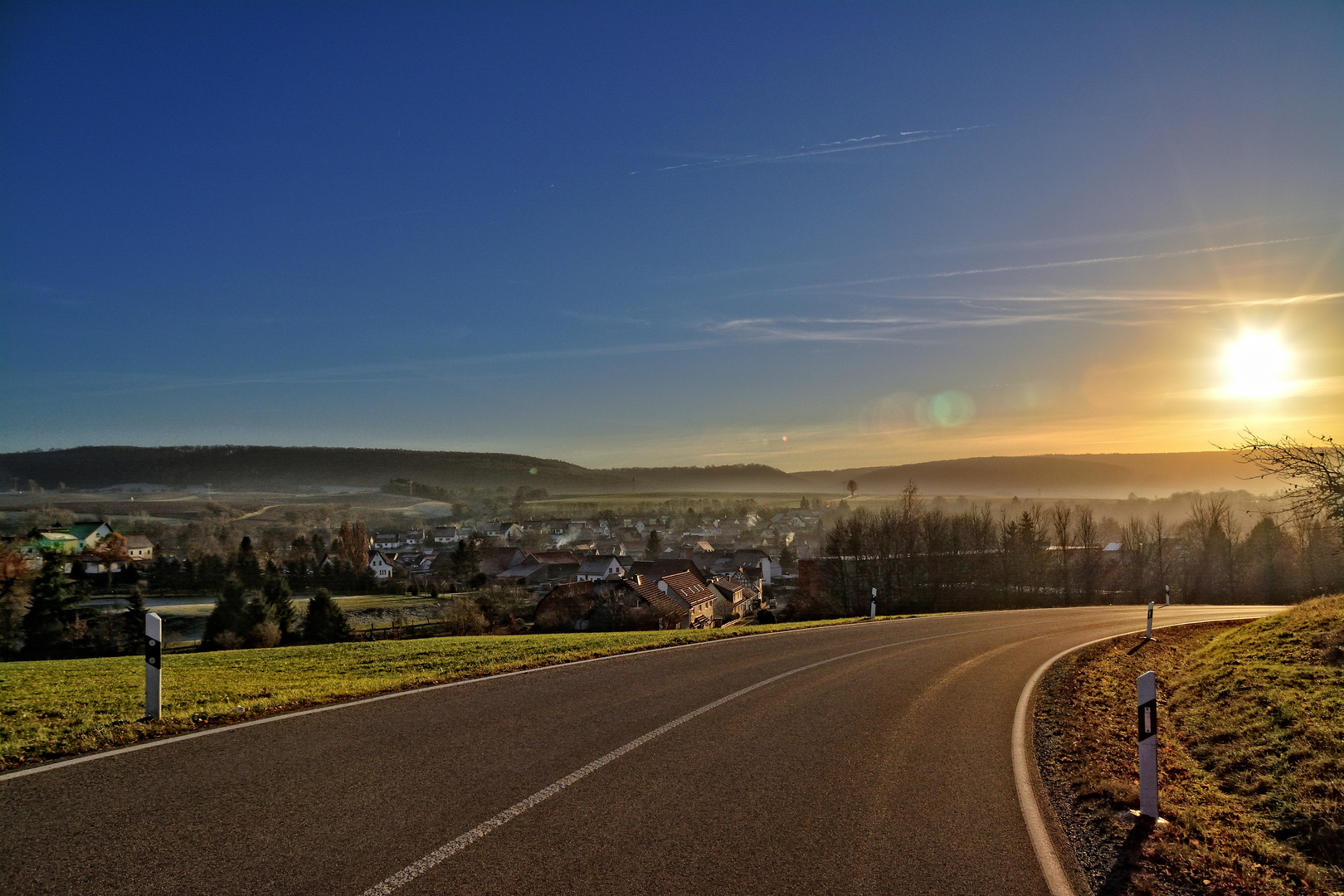 Advent liegt über dem eichsfelder Land ....