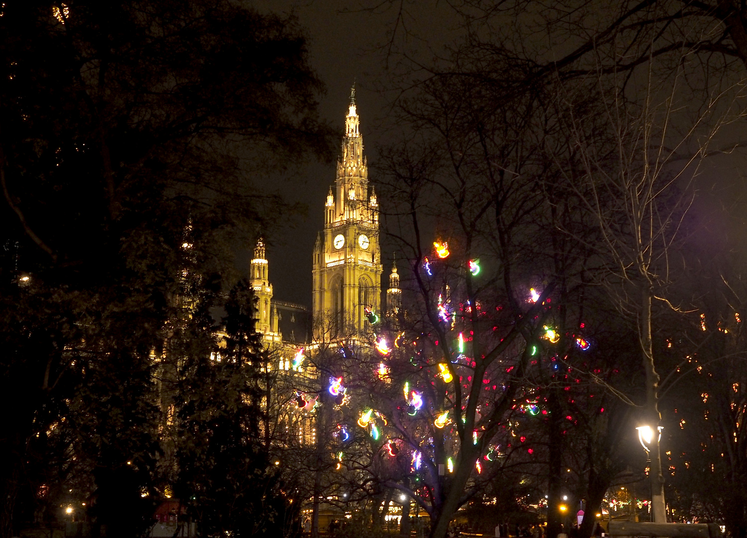 ADVENT mit Rathaus in Wien