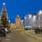 Adventkranz mit Lederer Turm Wels