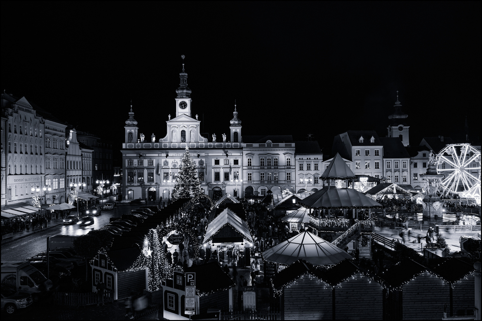 Adventmarkt, Budweis.