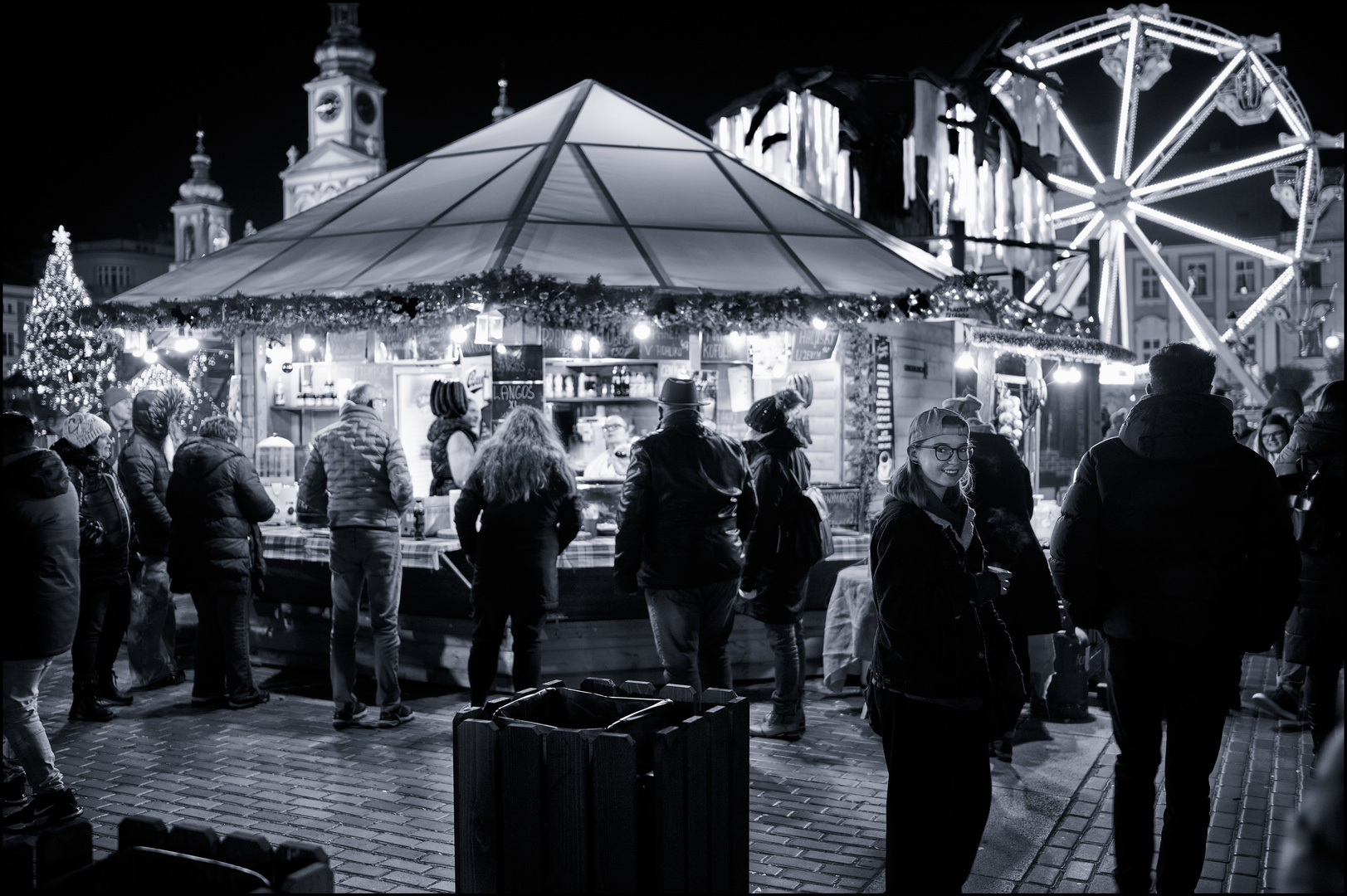 Adventmarkt. Nur ein kurzer Blick.