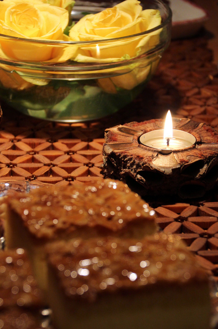 Adventskaffee bei Freunden