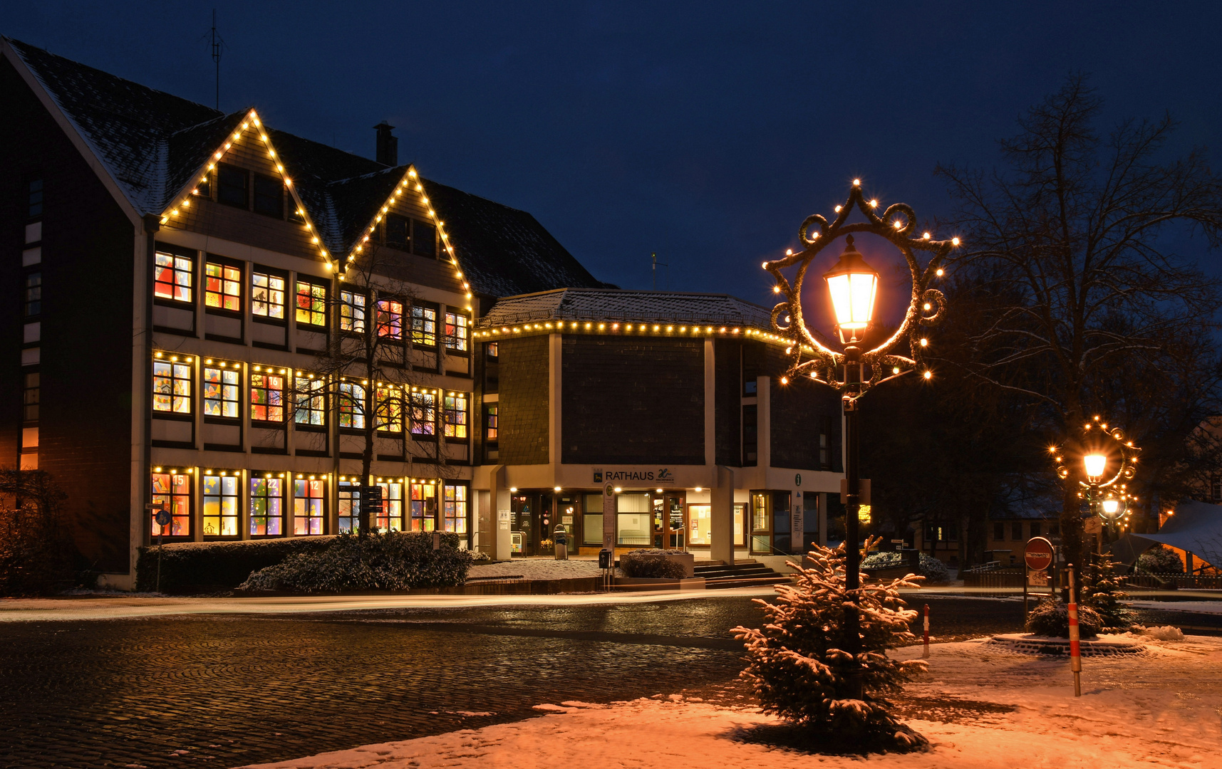 Adventskalender am Rathaus 