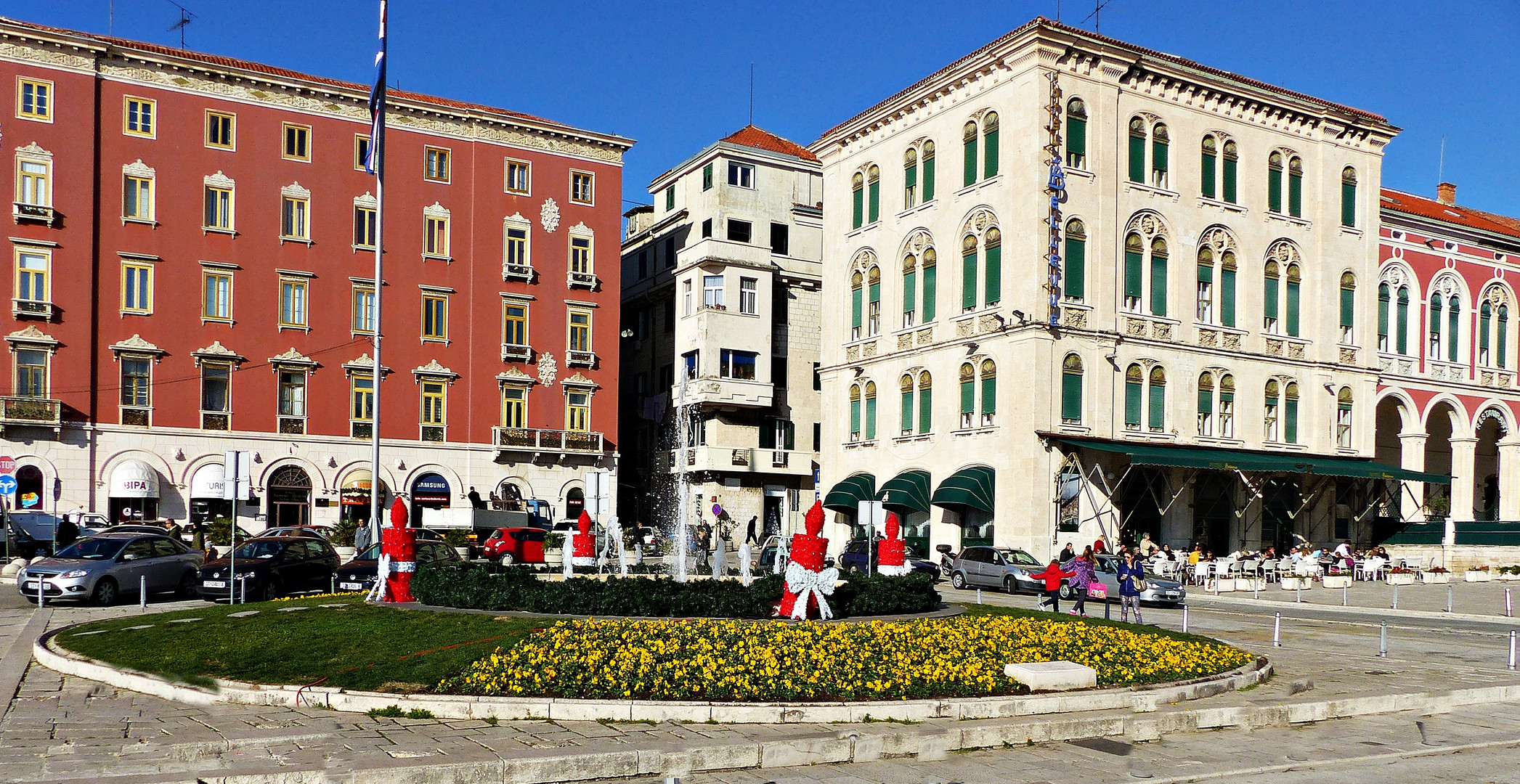 Adventskranz in Split