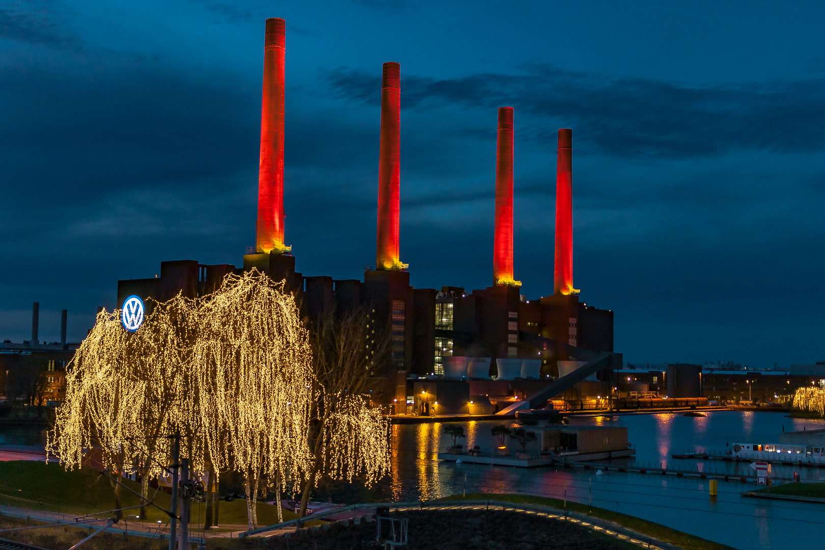 Adventskranz in Wolfsburg