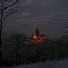 Adventsstern über Wernigerode