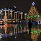 Adventstimmung im Regen, Zentralbahnhof, Rotterdam, Niederlande