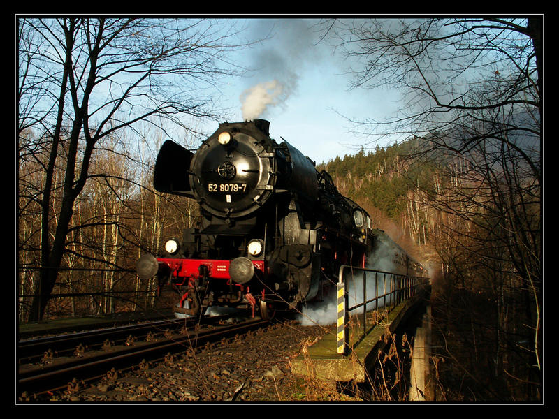 Adventszug auf der Müglitztalbahn