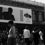 Advertising and People in Piazza San Marco