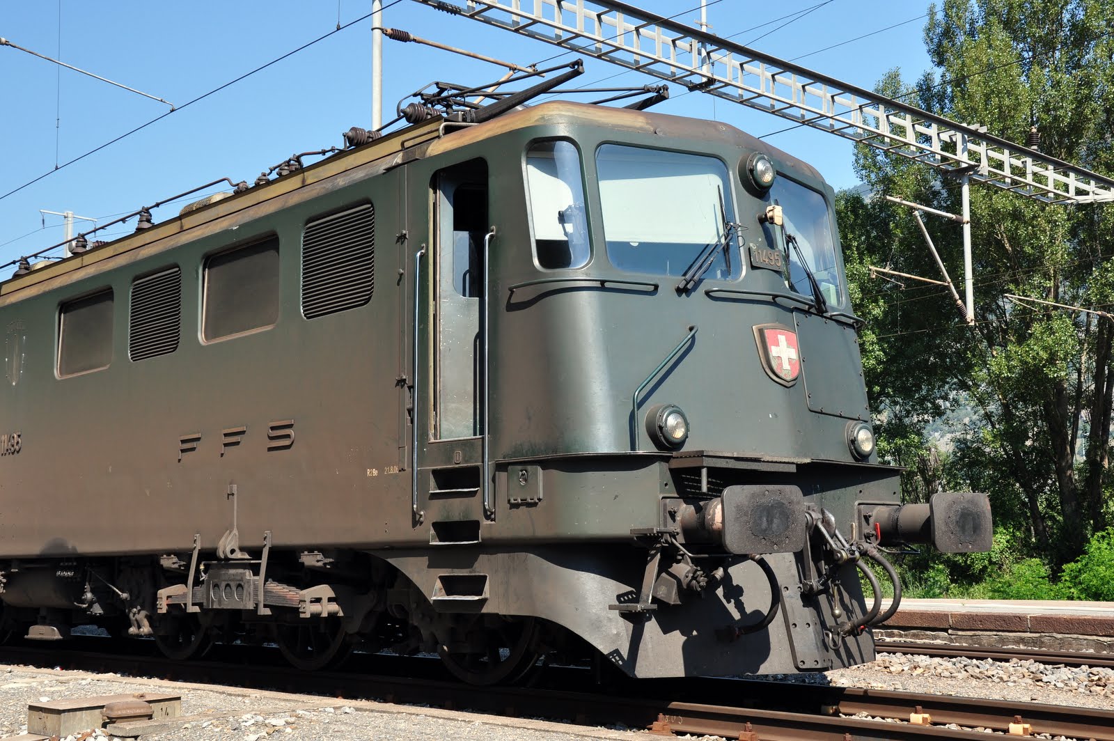 Ae 6/6 - die Gotthard-Lok am Lötschberg