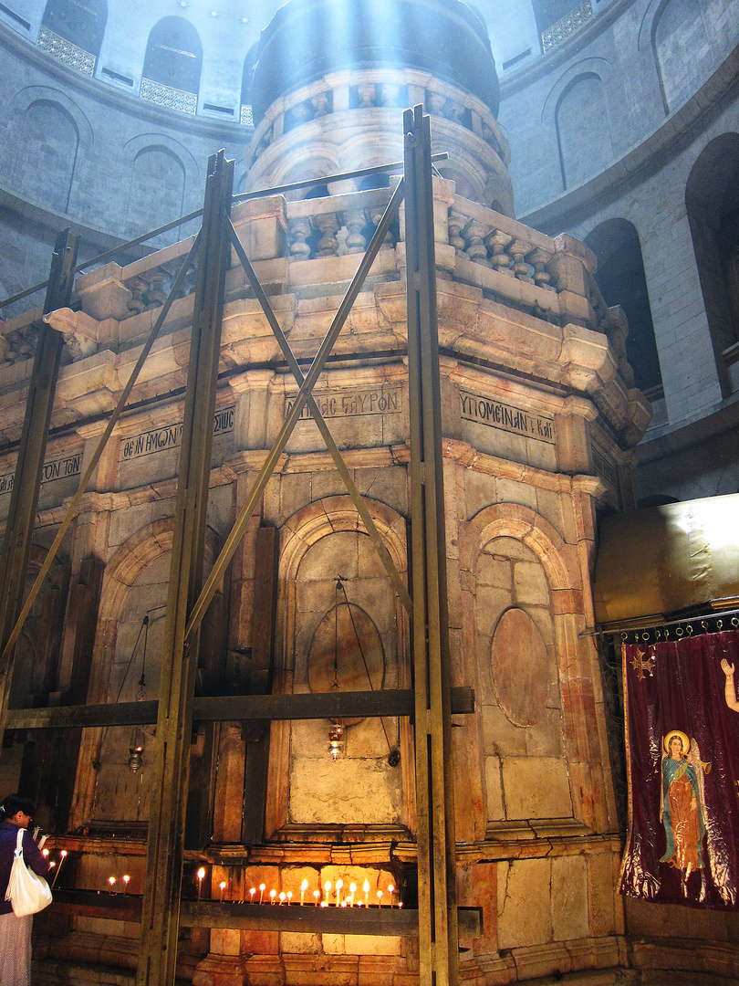 Ädikula/Grabeskirche in Jerusalem