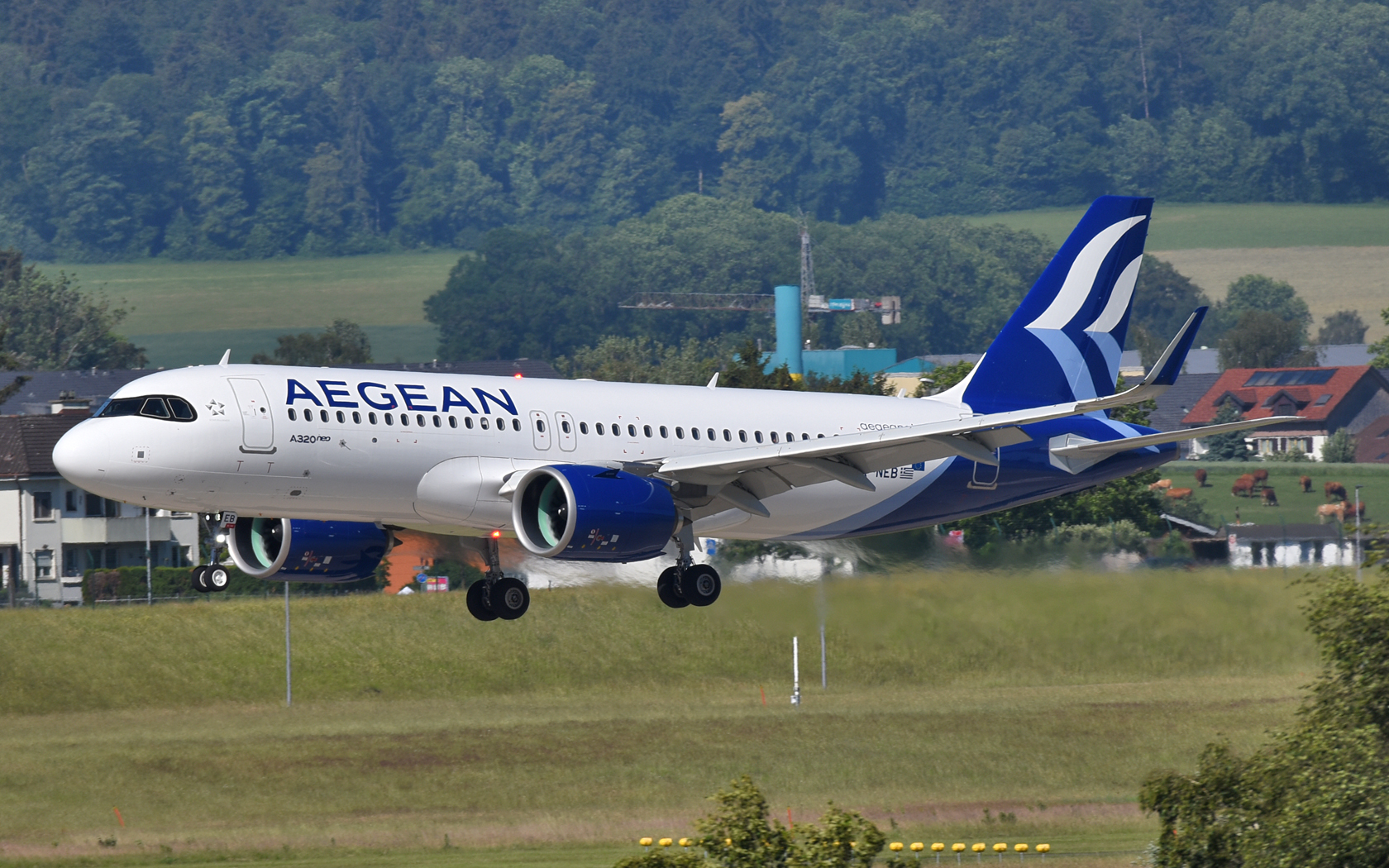 Aegean Airlines A 320 NEO SX-NEB 