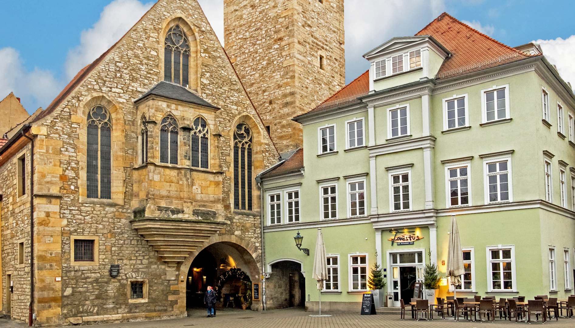 Ägidienkirche und Restaurant Faustus